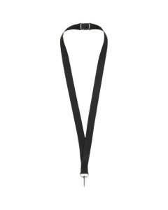 Lago Lanyard mit abtrennbarem Verschluss mit Logo bedrucken