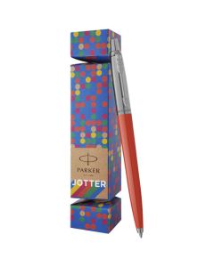 Jotter Cracker Stift-Geschenkset (orange) mit Logo bedrucken