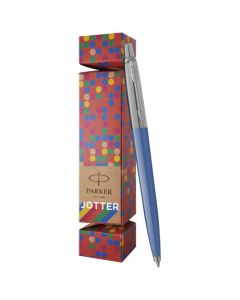 Jotter Cracker Stift-Geschenkset (processblau) mit Logo bedrucken