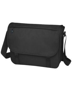 Baikal 15" RPET Laptoptasche GRS-zertifiziert (schwarz) mit Logo bedrucken