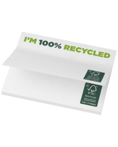 Sticky-Mate® recycelte Haftnotizen 100 x 75 mm mit Logo bedrucken