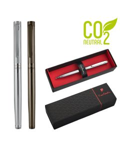 Pierre Cardinu00aeRENEE Rollerball Pen gunmetal mit Logo bedrucken